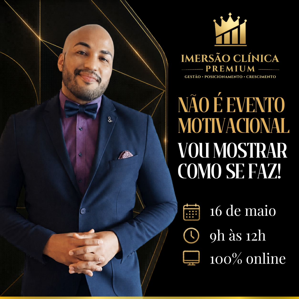 NÃO É EVENTO MOTIVACIONAL